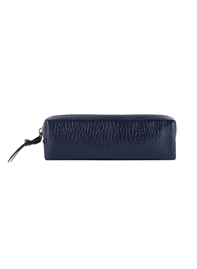 Hammonds Flycatcher  Leather Utility Pouch - Multi-Use Genuine Leather Case for Pencils, Cosmetics, Stationery, Coins, Makeup Brushes - School & Office Organizer for Women & Men  | Best Price UAE
