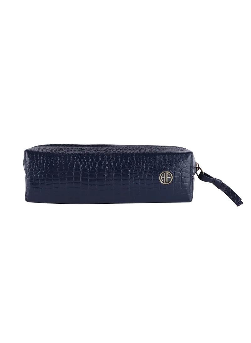 Hammonds Flycatcher  Leather Utility Pouch - Multi-Use Genuine Leather Case for Pencils, Cosmetics, Stationery, Coins, Makeup Brushes - School & Office Organizer for Women & Men  | Best Price UAE