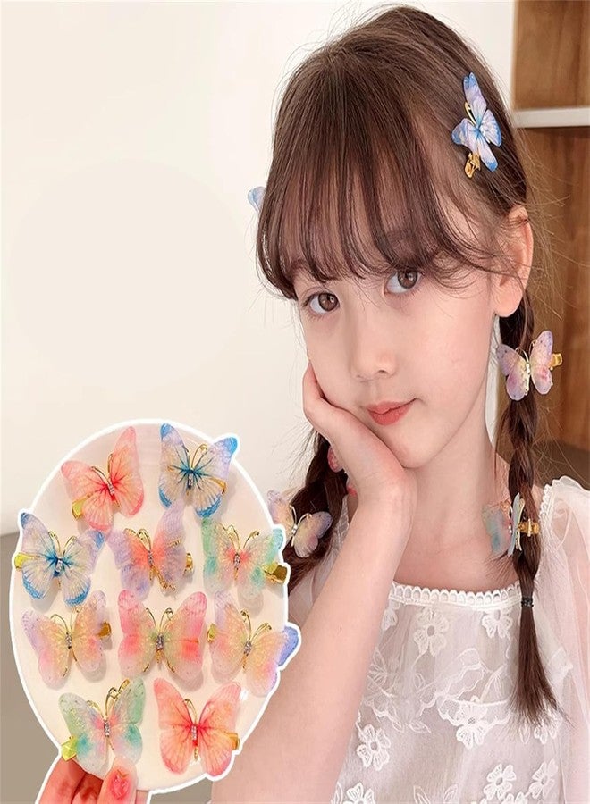 BIG BOX 6 pcs Butterfly Hair Clips for Kids Moving Glitter Butterfly Clips Fairy Accessories for Women Butterfly Hair Accessories for Girls Colorful Butterfly Hair Clips - Image 4