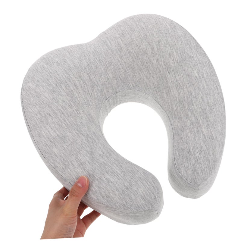 U Shaped Massage Pillow For Face Down Sleeping With Arm Holes Ergonomic Design For Office Naps Travel And Beauty Salons - Image 5