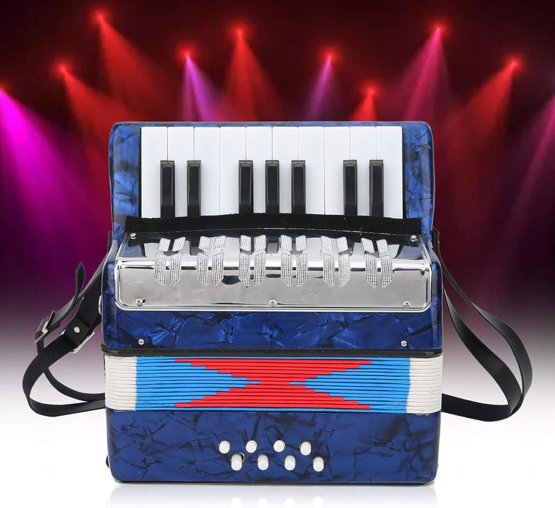 Wal front Piano Accordion 17 Keys 8 Bass Hand Accordion Teaching Training Interest Cultivation Musical Instrument for Beginners - Image 4