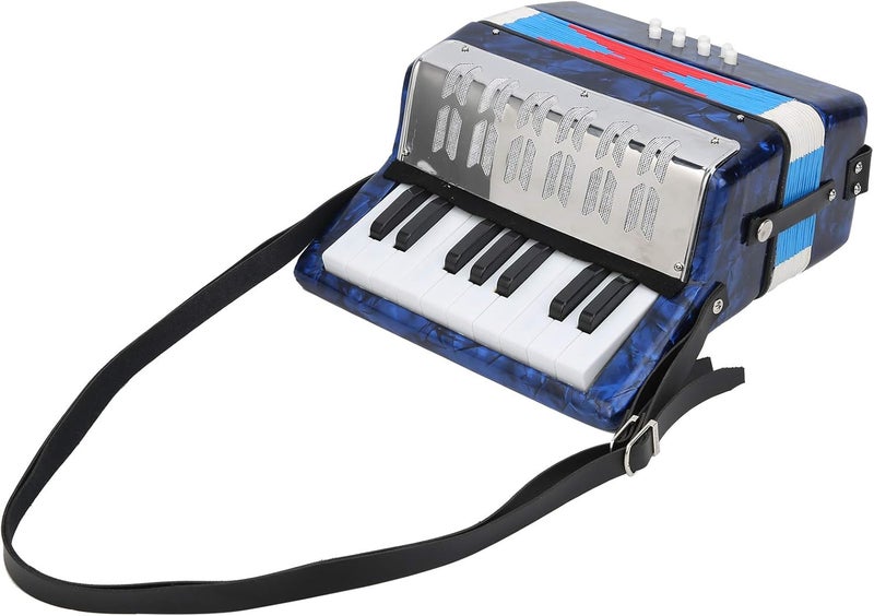 Wal front Piano Accordion 17 Keys 8 Bass Hand Accordion Teaching Training Interest Cultivation Musical Instrument for Beginners - Image 5
