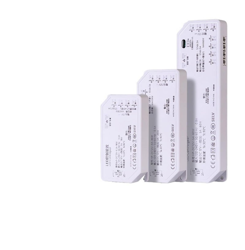 Wardrobe LED Wine Cabinet Light With Induction Switch 12V 60W Power Supply - Image 4
