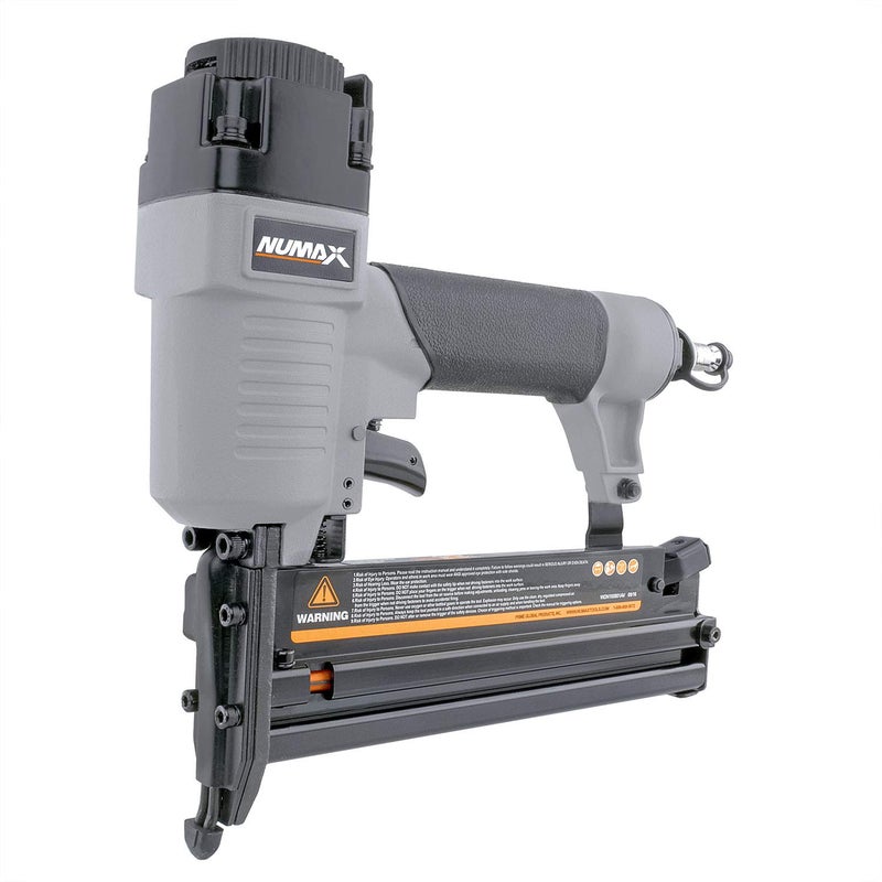 NuMax 2-in-1 18-Gauge Pneumatic Brad Nailer and Narrow Crown Stapler, Lightweight Finish Tool for Trim, Baseboards, Cabinet Backing, and DIY Projects, S2-118G2 - Image 1