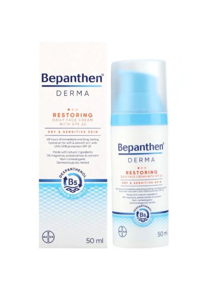 Restoring Day Cream for Face with SPF