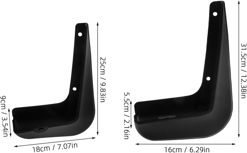 4pcs Mudguards Mud Flaps Set for Sedan 2014-2018 Tire Splash Guards Car Wheel Mud Protector Front Rear Mudguard Replacement - Image 2