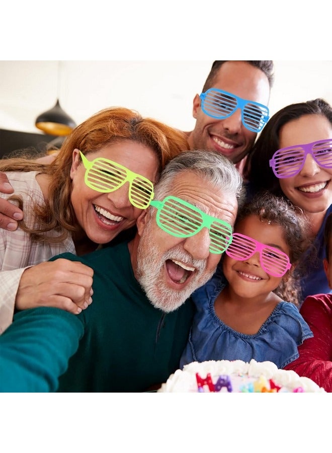 بيوينتي نظارات حفلات مكونة من 6 قطع، نظارات شمسية LED تتوهج في الظلام، 3 أوضاع إضاءة، نظارات مضيئة، ألعاب للحفلات - Image 3