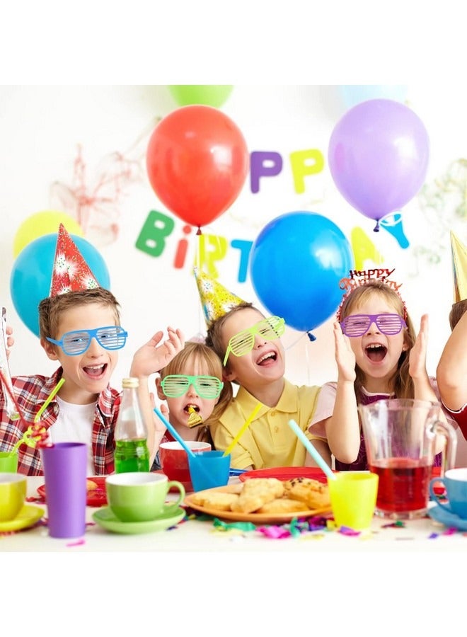 بيوينتي نظارات حفلات مكونة من 6 قطع، نظارات شمسية LED تتوهج في الظلام، 3 أوضاع إضاءة، نظارات مضيئة، ألعاب للحفلات - Image 5