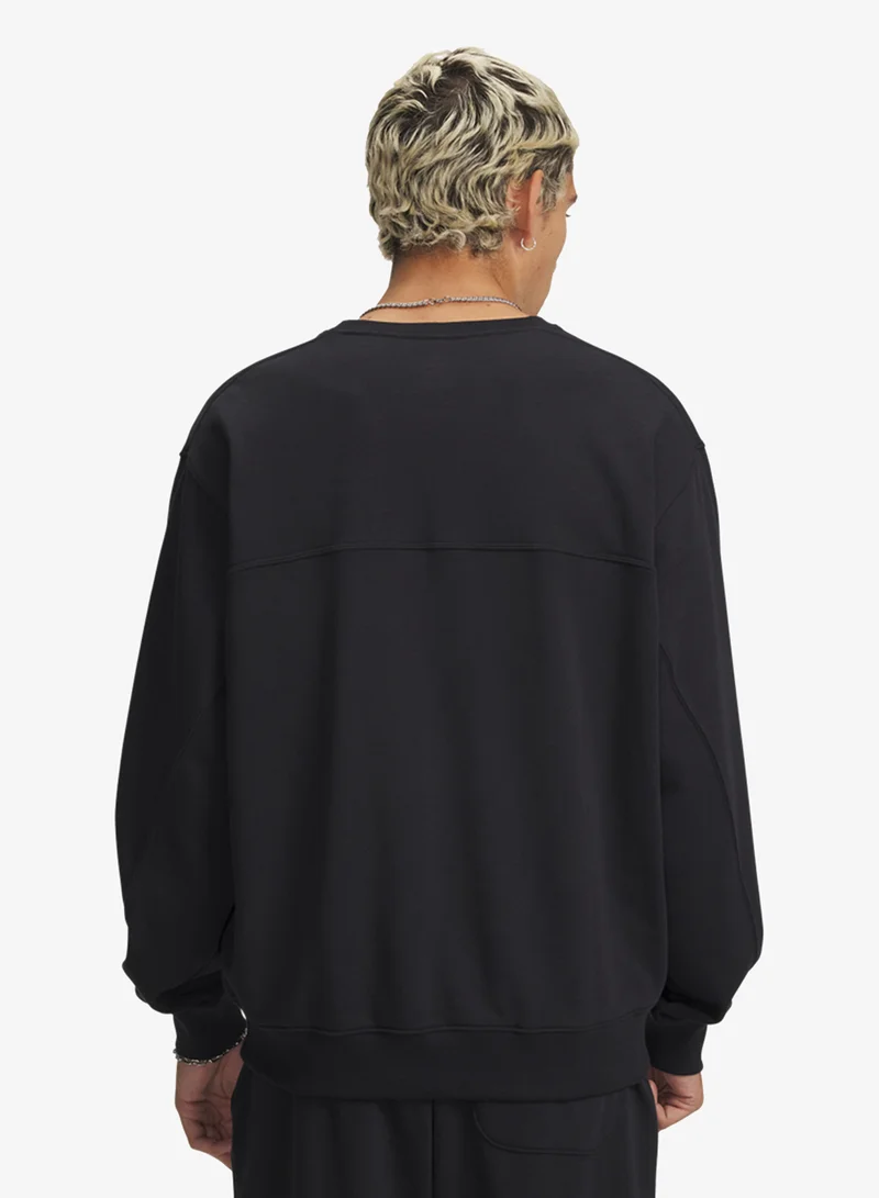 Under Armour Black /  / Black UA Rival LW Crew for Men | Best Price UAE