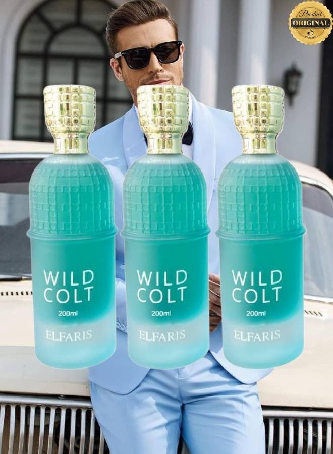 ELFARIS 3 Pieces Wild Colt Elfaris 200ML - Image 1