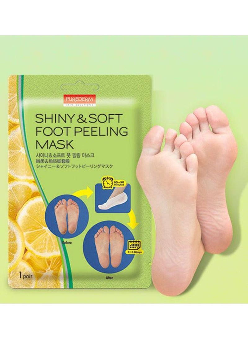 Purederm Shiny and Soft Foot Peeling Mask - Image 1
