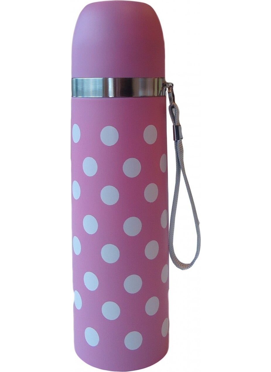 Sema Baby Polka Dot Baby Thermos 500 ml - Pink  - Image 1