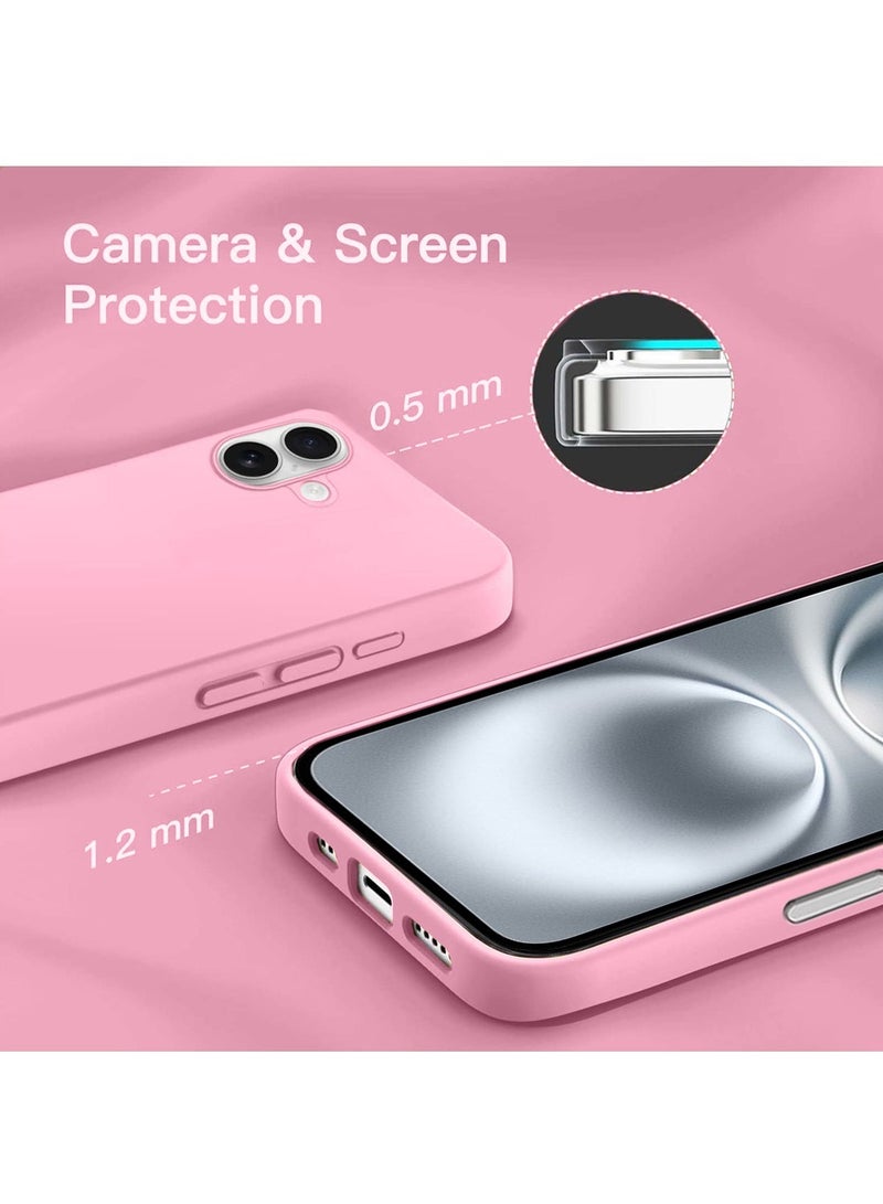 Techie Soft Smooth Silicone MagSafe Back Cover Case with Inner Microfiber Lining for Apple iPhone 16 – Pink - Image 2