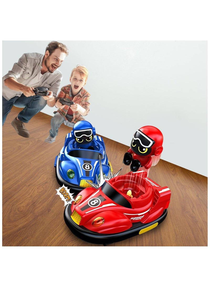 Soofam Kids Remote Control Car Toys Set - RC Race Vehicles Playset with Bump & Pop-up Feature, 2 Music-Playing Figures, Cool Indoor/Outdoor Birthday Gift for 3-12 Years Old Boys Girls Teens - Image 4