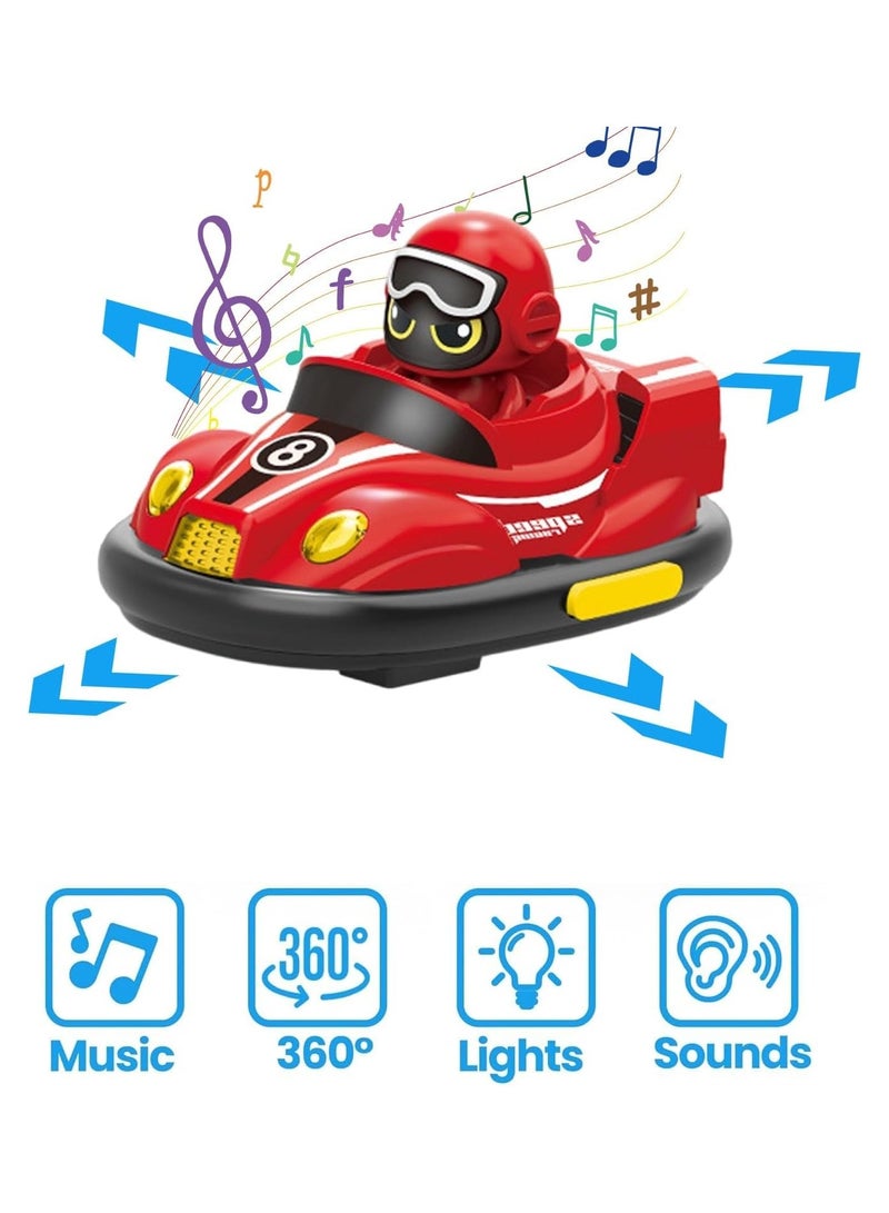 Soofam Kids Remote Control Car Toys Set - RC Race Vehicles Playset with Bump & Pop-up Feature, 2 Music-Playing Figures, Cool Indoor/Outdoor Birthday Gift for 3-12 Years Old Boys Girls Teens - Image 5