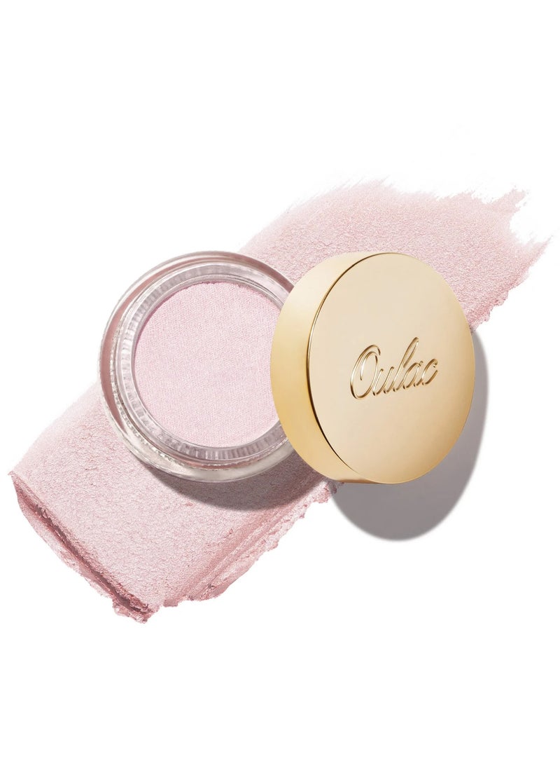 Cream Color Eyeshadow - Shimmering Glitter Finish, Long-Lasting 12+ Hours, Waterproof, Blendable, Wrinkle-Free & Vegan 6g - P04 Shell