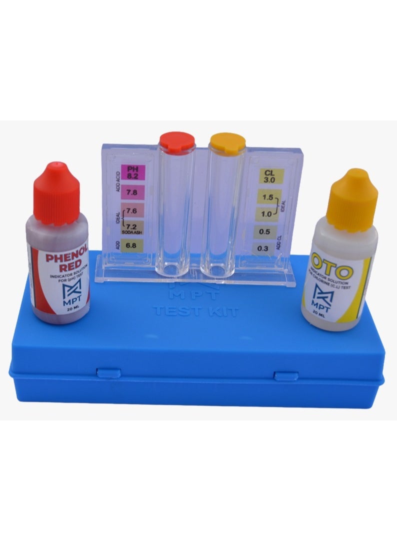 MPT Swimming POOL test kit for chlorine and ph - Image 1