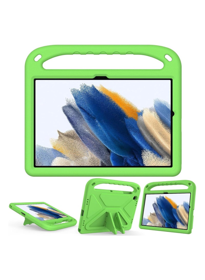 Case Compatible with Samsung Galaxy Tab A9 8.7in (2023) SM-X210/216B Kids Case, A11 / A9 8.7 Inch 2025/2023,Lightweight EVA Kid Friendly Shockproof Protective Case, Handle Stand Heavy Duty Tablet Cover (Green) - Image 2