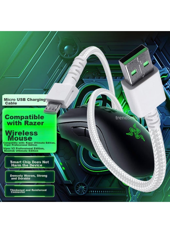 Trendsetter Compatible With Razer Mouse Charging Cable, For Razer Viper Ultimate Edition, Razer Basilisk Ultimate Edition, Razer Viper V2, Razer Viper Professional Edition, Android Data Cable, 2 Meters - Image 1