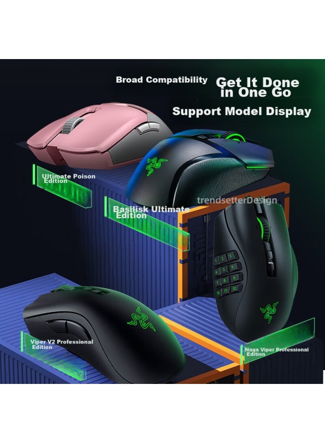 Trendsetter Compatible With Razer Mouse Charging Cable, For Razer Viper Ultimate Edition, Razer Basilisk Ultimate Edition, Razer Viper V2, Razer Viper Professional Edition, Android Data Cable, 2 Meters - Image 3