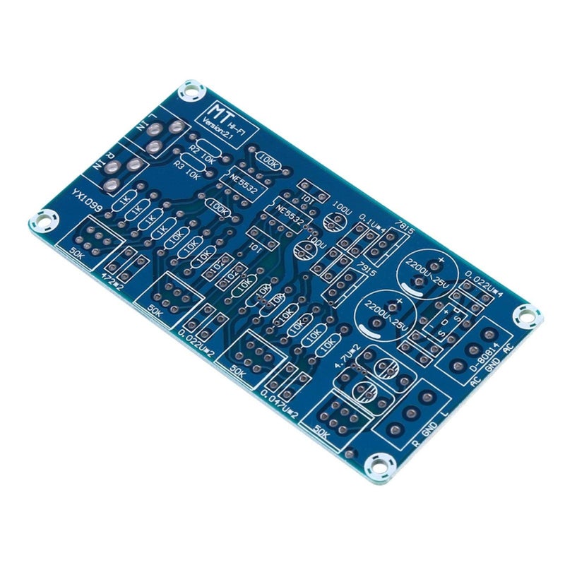 DIY Stereo Preamplifier Kit With Volume Tone Control Board Low Middle High Pitch - Image 4