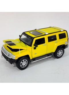 MSZ Hummer H3 1:24 With Pull Back Simulation Sound Light Doors Opened Collectible Kids Toys  - Image 5