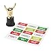 Fun Express Ugly Sweater Costume Trophy for Christmas Stationery Awards 12 Pieces - Image 3