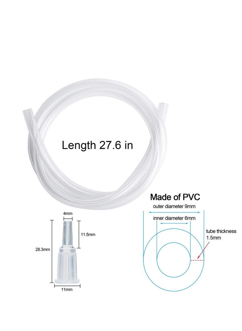 Excefore - Plastic Syringe with Tube 500ml Extra Large Syringe with Tubing and Tip Adapter Safe and Individually Sealed Ideal for Industrial Use Science Labs Watering Glue Dispensing Horse Feeding - Image 1