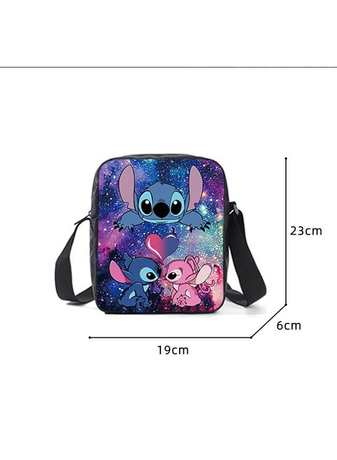 New Cartoon Stitch Three-piece Schoolbag Students Backpack  - Image 3