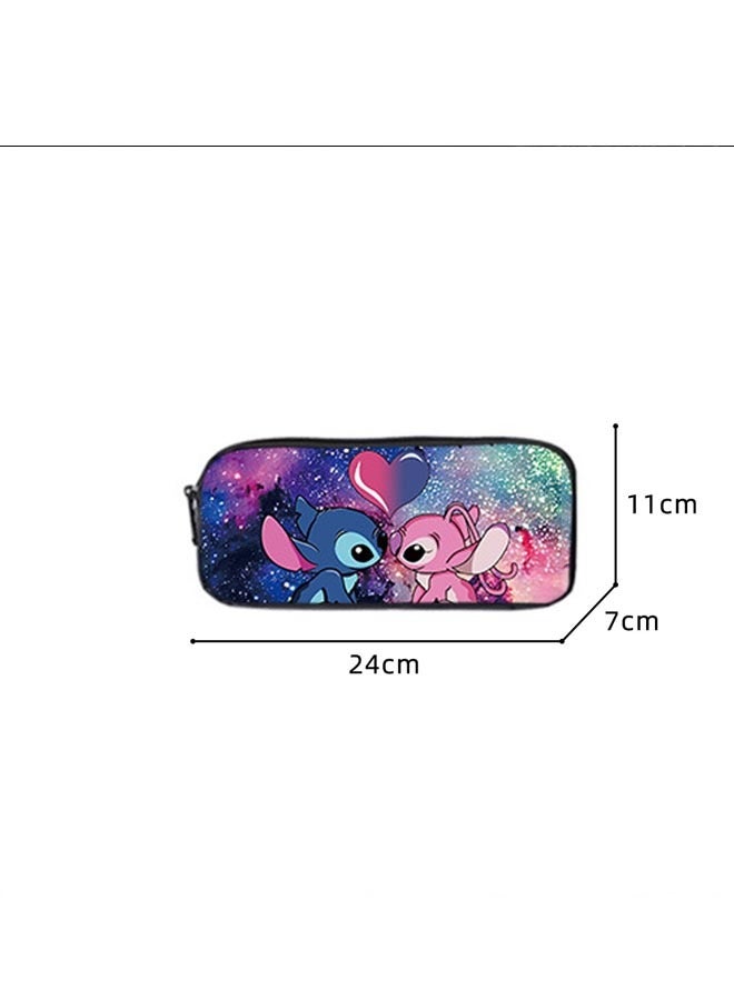 New Cartoon Stitch Three-piece Schoolbag Students Backpack  - Image 4