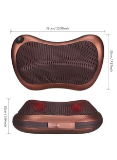 YupFun Massage Pillow Neck Back Massager with Heat, Shiatsu Deep Kneading  - Image 2