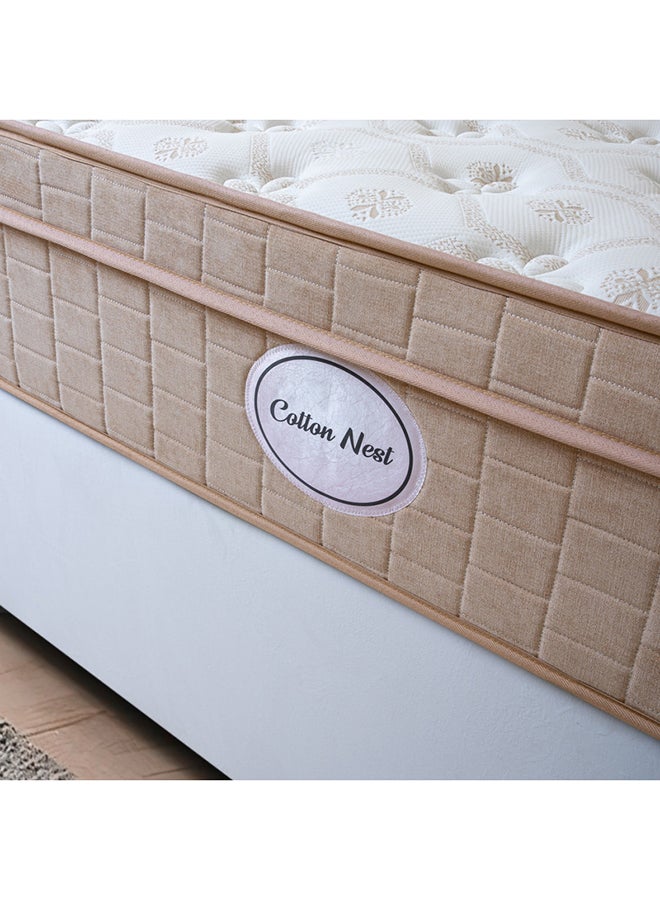 Bed and Mattress Zone Cotton Nest Euro Top Pocket Spring Mattress 90x200 Single Size  - Image 5
