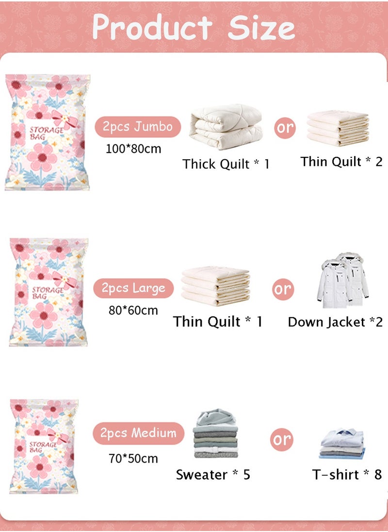 Relex - Vacuum Storage Bags, Space Saving Vacuum Sealed Bags with Electric Suction Pump, Reusable Vacuum Compression Bags for Clothes, Blanket, Duvets, Pillows, Quilt, Travel - Image 1