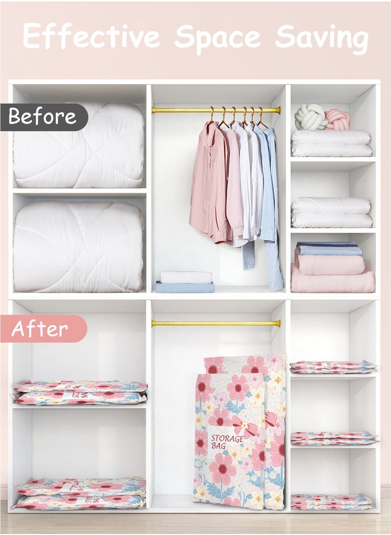 Relex - Vacuum Storage Bags, Space Saving Vacuum Sealed Bags with Electric Suction Pump, Reusable Vacuum Compression Bags for Clothes, Blanket, Duvets, Pillows, Quilt, Travel - Image 1