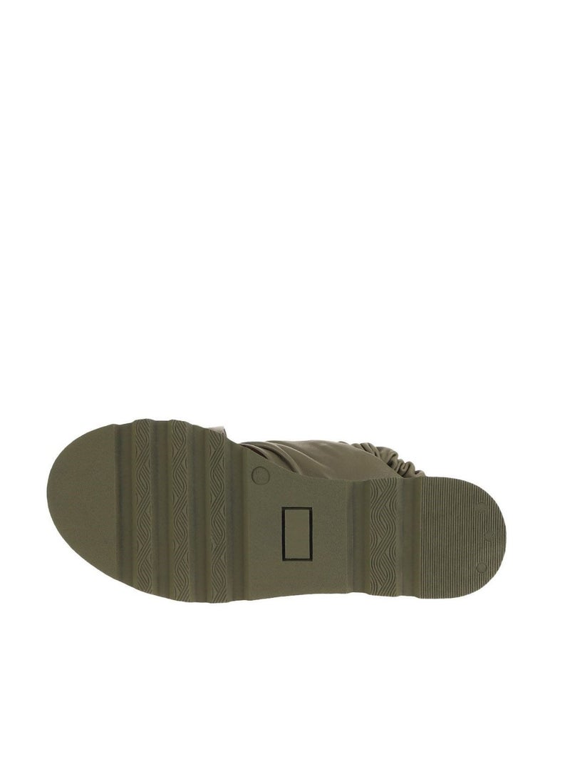 BUENO Women's Wedge Sandals – Criss-Cross Slip-On Design with Elastic Backstrap and Cushioned Sole for Effortless Comfort