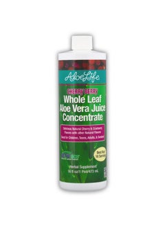 Aloe Life Whole Leaf Aloe Vera Juice Concentrate Soothing Relief For Indigestion Antioxidant Catalyst Supports Energy & Wellness Certified Organic Aloe Leaves Glutenfree (Cherry Berry 16 Oz)  - Image 2