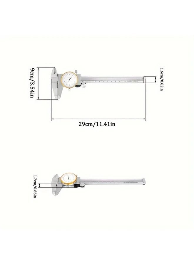 200mm Dial Caliper Stainless Steel High Precision 0 02mm Accuracy Measuring Tool - Image 4