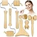 COZLOW Wood Therapy Facial Massage Tools (7 Piece Set), Gua Sha Wooden Face Massager Kit for Face Lifting, Lymphatic Drainage, Skin Care & Anti-Aging - Image 2