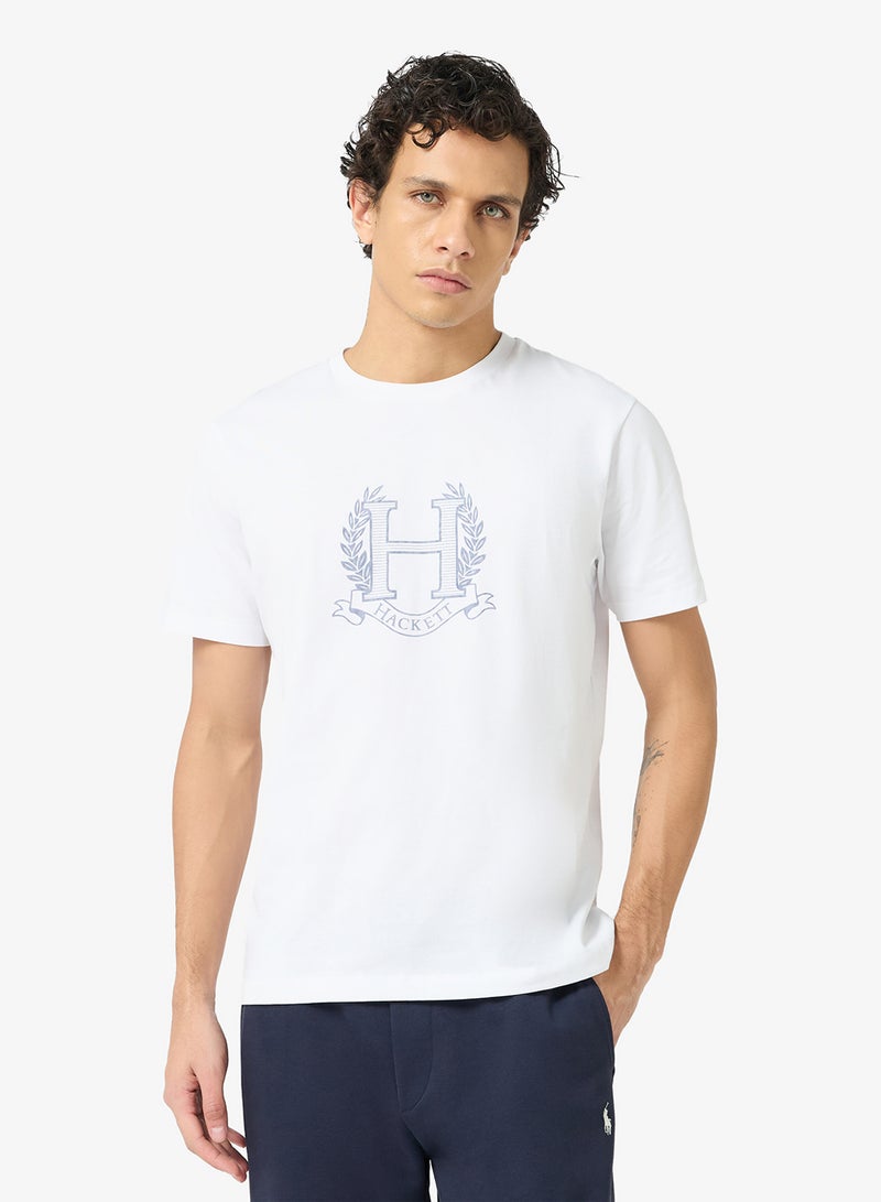 Hackett Crest Crew Neck T-Shirt - Image 1