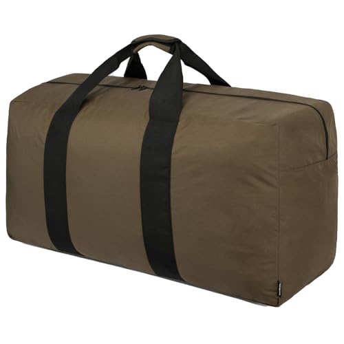 Vorspack Extra Large Duffle Bag for Travel 100L Duffel Bag for Men Gear Bag for Storage Foldable Weekender Bag for Overnight Camping Khaki - Image 1