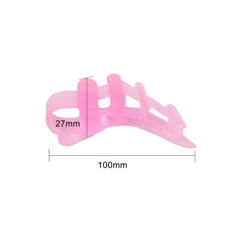 1 Pair Silicone Toe Separators Straightener Bunion Corrector Hammer Toe Spacers for Men and Women - Image 5