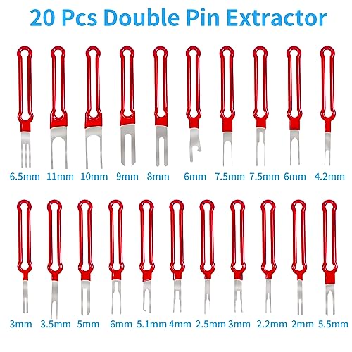 Onfunlee Terminal Removal Tool Kit 39 Pcs, Upgraded Broken Key Extractor Kit, Wire Connector Electrical Pin Removal, Terminal Release Depinning Tools for Removing Broken Keys, Car Household Devices - Image 3