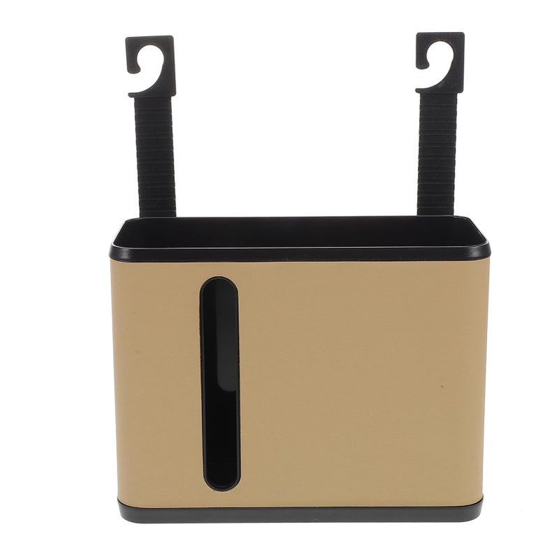Car Seat Back Organizer With Tissue Box Trash Bin Multifunctional Storage For Family Travel - Image 2