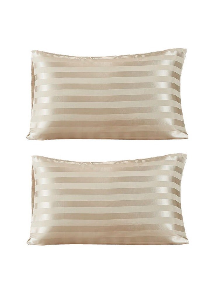 2 Pcs Satin Body Pillow Cover Soft and Breathable Body Pillow 