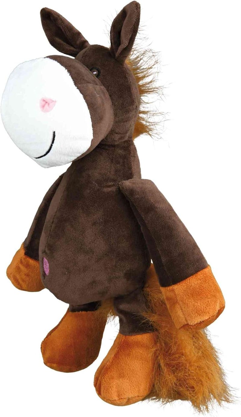 Trixie Plush Horse Teddy Dog Toy - Brown