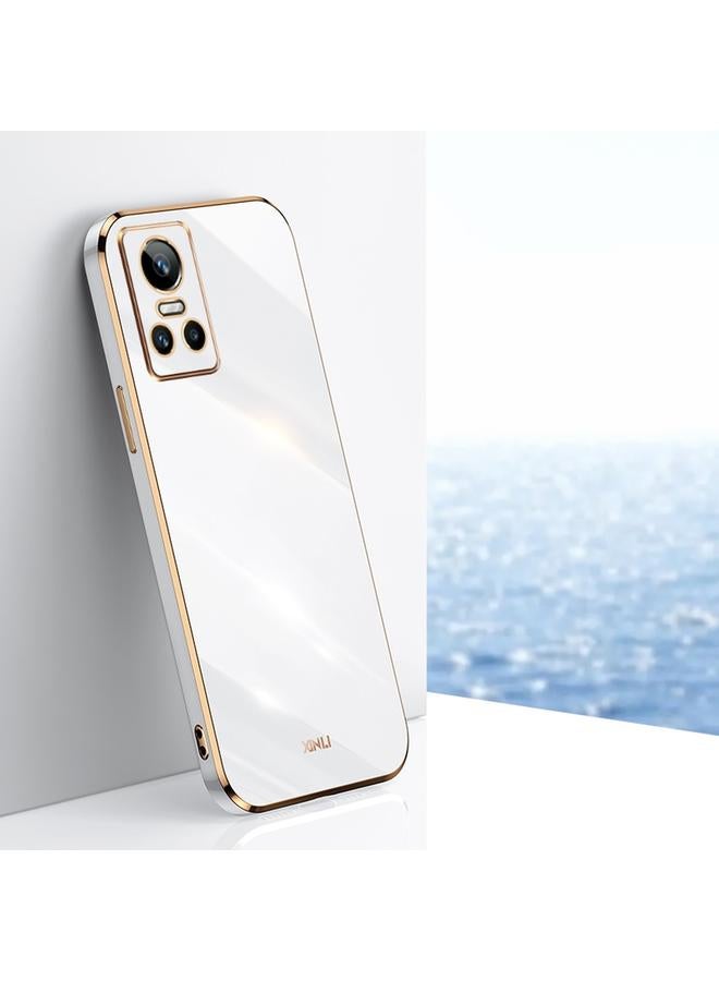 اس-توب جراب لهاتف Realme GT Neo 3 من XINLI، جراب هاتف TPU مطلي بالكهرباء 6D بحافة مستقيمة - Image 1