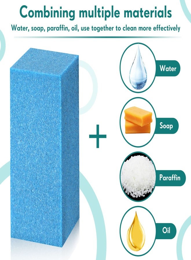 باتيير، 4 قطع من حجر الصمغ الناعم، كتلة طحن مطاطية كاشطة للتزلج على الجليد، لإزالة الصدأ والنتوءات، 50 × 20 × 20 مم (نمط 60 حبيبة) - Image 5