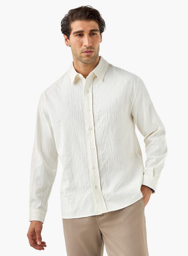 ايكونيك قميص بأكمام طويلة بتصميم أيقوني منقوش - Image 2