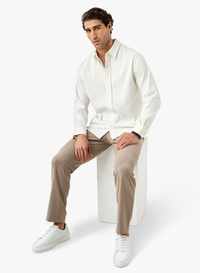 ايكونيك قميص بأكمام طويلة بتصميم أيقوني منقوش - Image 3