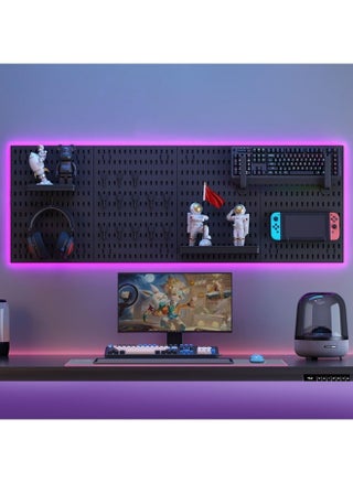 Wall Mount Display Pegboard Pegboard Combination for Living Room, Pegboard Combination Kit, Pegboard Hanging for Wall Organizer, Black - pzsku/ZC1B90C726F95200BE7B2Z/45/_/1727663267/84b54cf2-c4dd-404d-8b84-6e98a96d06d0